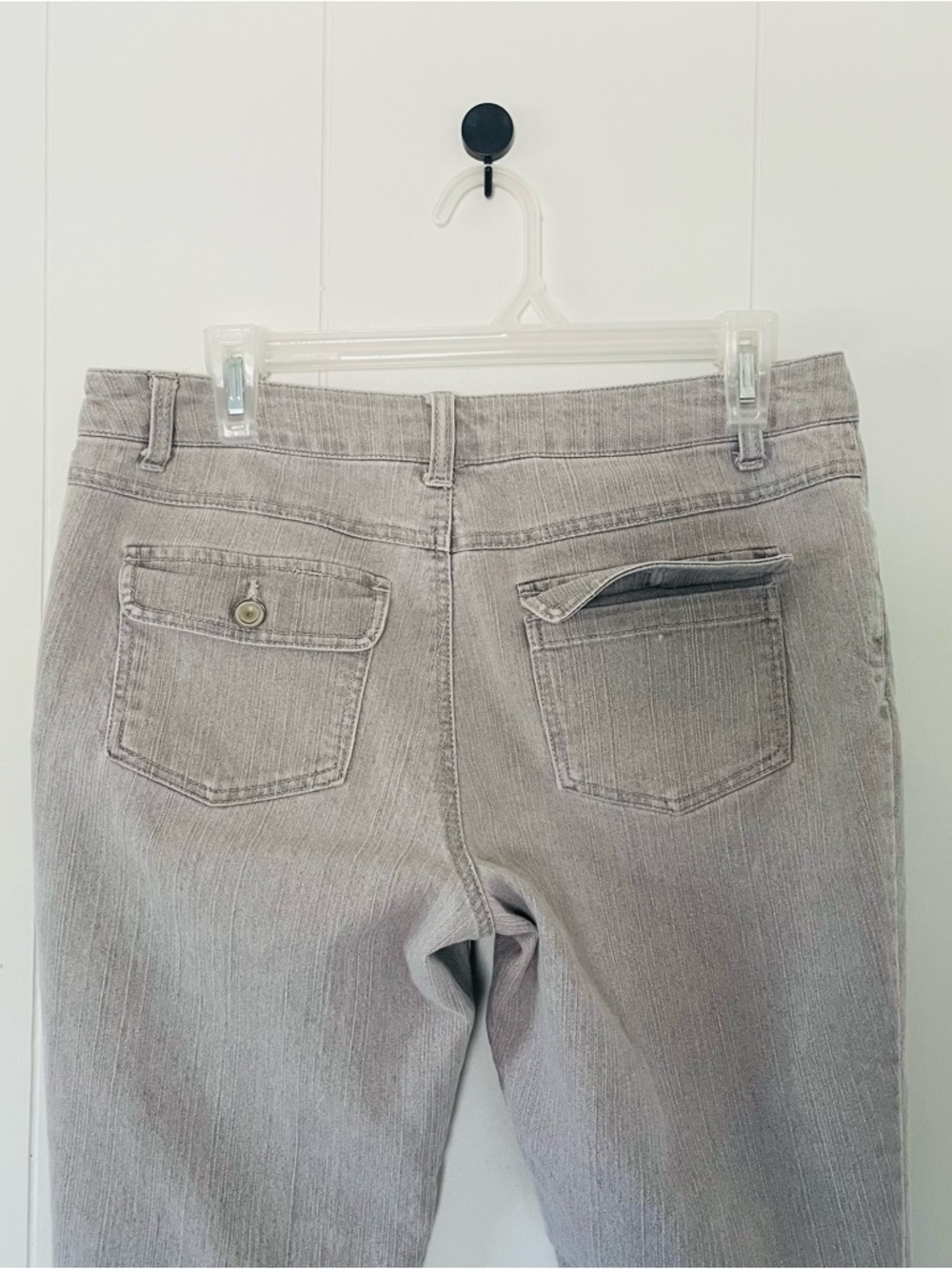Cato Women's Light Gray Straight-Leg Jeans - Picture 6 of 11